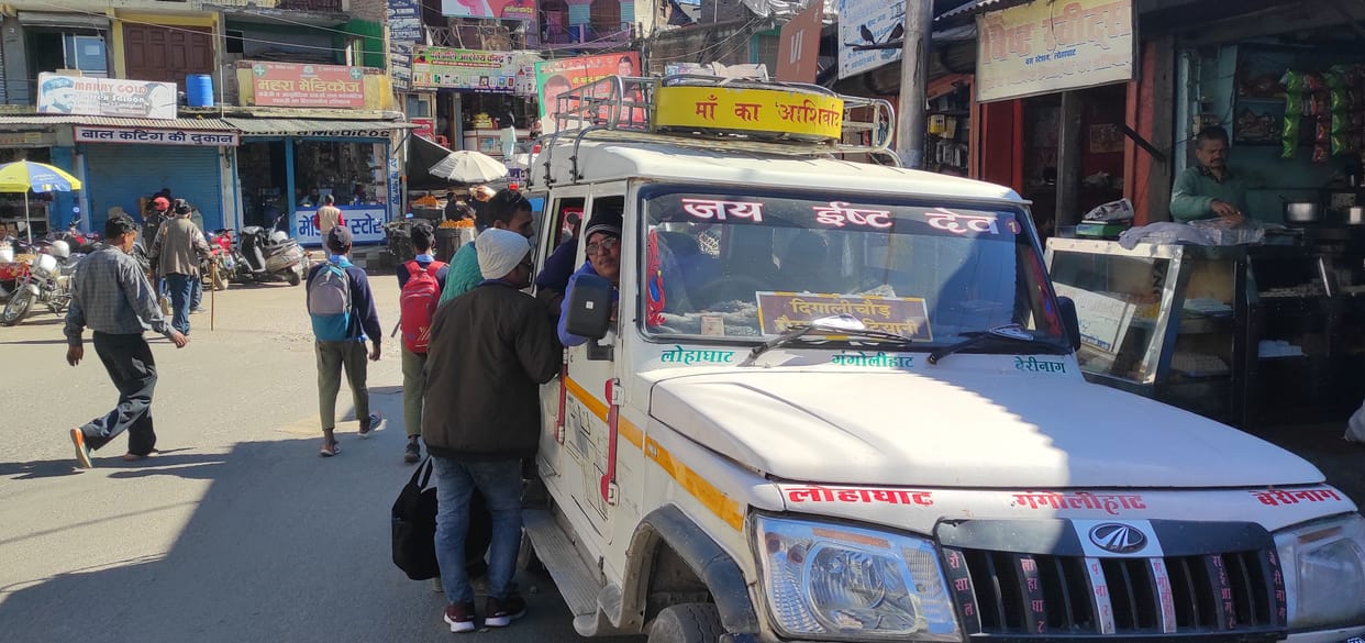 Less Public Transport in Rural Lohaghat