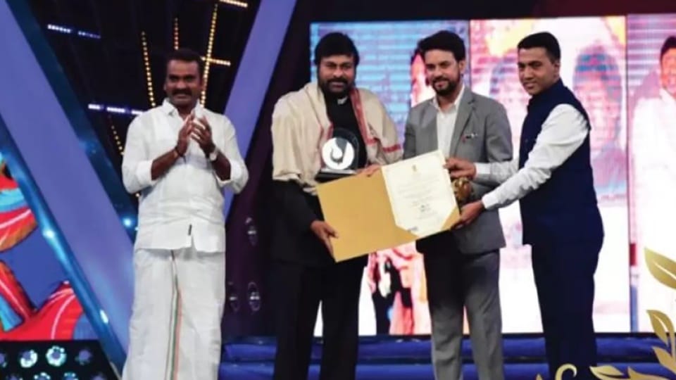 IFFI: Indian Film Personality Award Conferred On Megastar Chiranjeevi