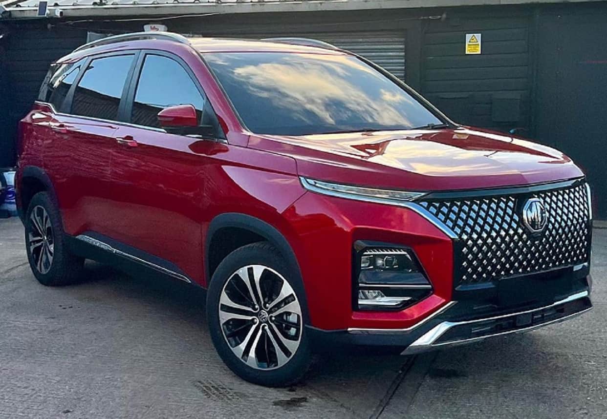 2023 MG Hector Facelift SUV Exterior Look and Design leaks ahead of Official Launch News in Hindi
