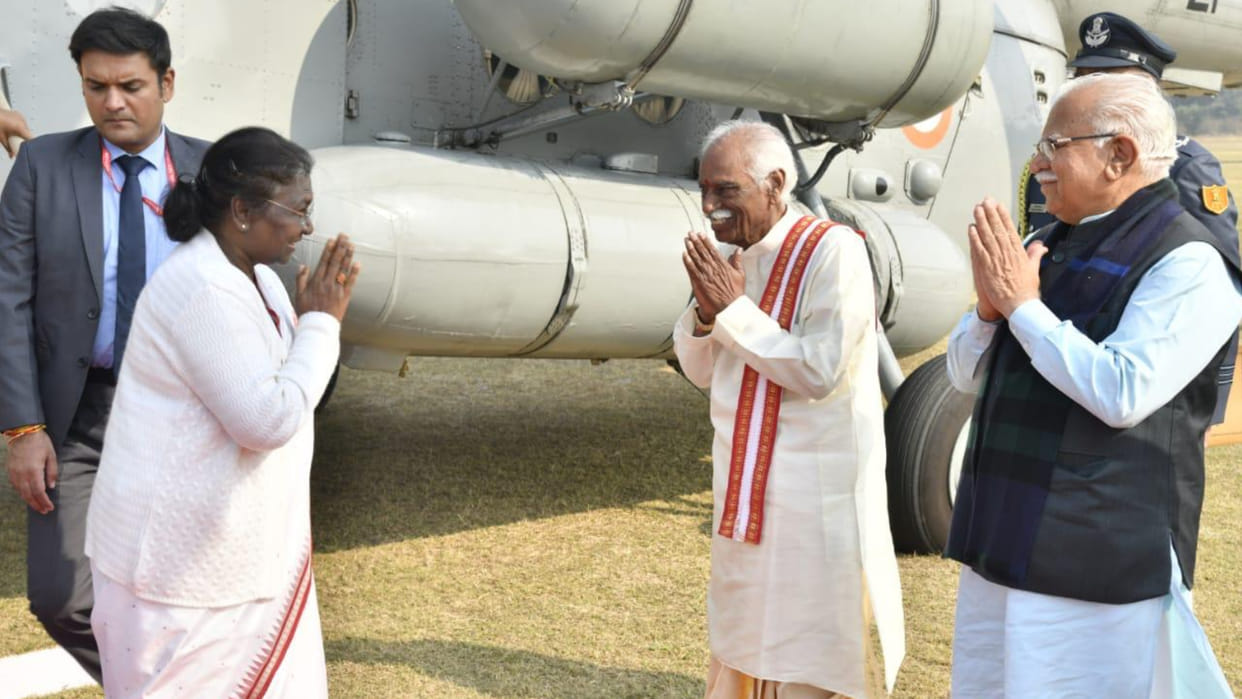 President Draupadi Murmu explained the essence of Gita from the land of Kurukshetra