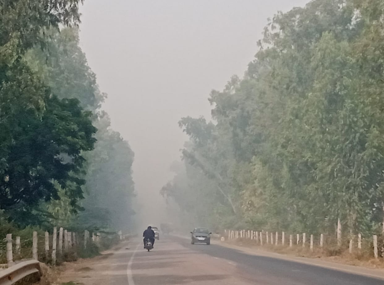 The wind started getting worse, facing the brunt of pollution