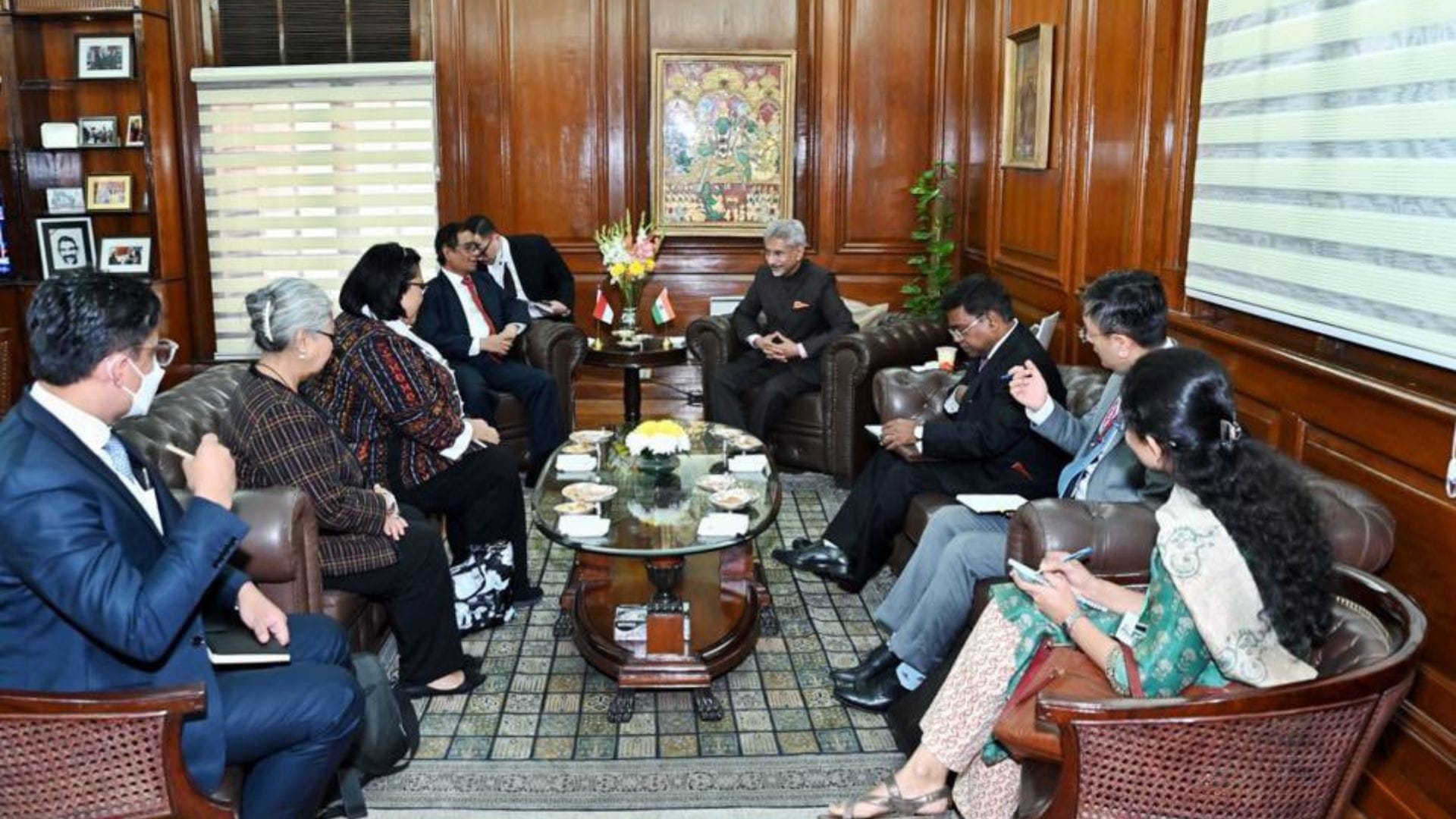 S Jaishankar discusses Myanmar situation with visiting Indonesian minister Mohammed Mahfud in Delhi