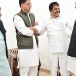 मंगलवार को केसी वेणुगोपाल ने सीएम गहलोत और पायलट से की थी चर्चा।