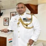 रियर एडमिरल गुरचरण सिंह ने नौसेना के पूर्वी बेड़े की कमान संभाली।
