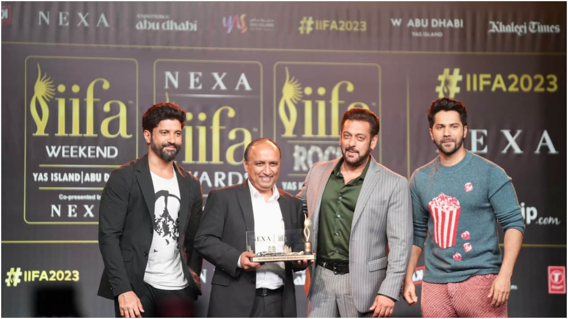 IIFA 2023 will be held in abu dhabi yas island salman khan manish paul Farhan Karan Johar Farah Khan will host