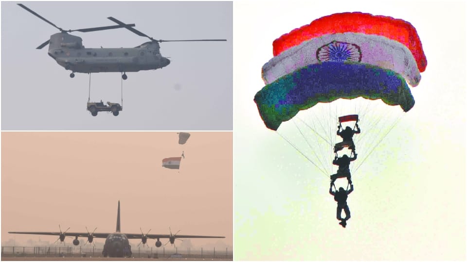 Air Force shows strength in disaster management exercise at Agra Air Force Station