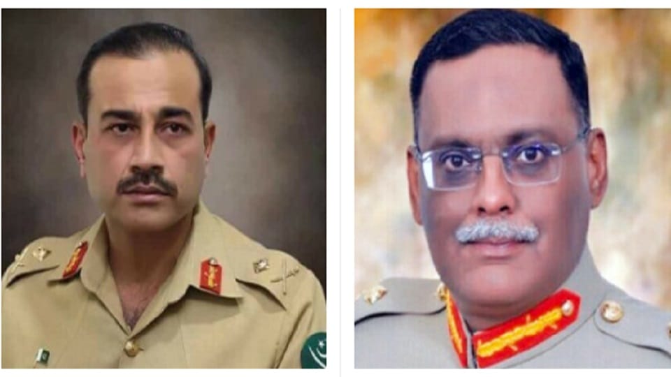 Imran Khan congrate to Gen Sahir Shamshad Mirza as new CJCSC  and  Gen  Syed Asim Munir as new COAS