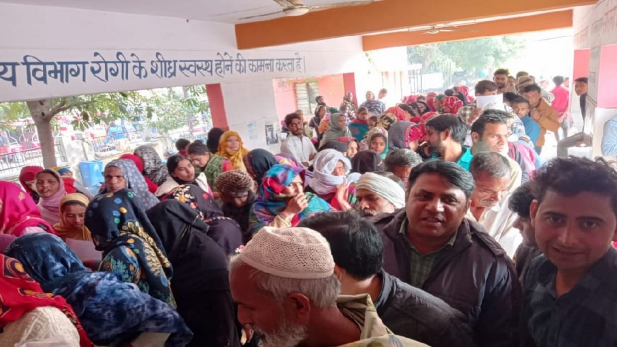 Highest pollution in Baghpat, AQI crossed 345, patients increased in hospitals