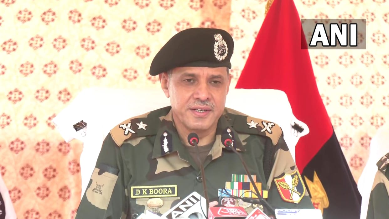 bsf Jammu frontier IG DK Boora said Seven infiltration attempts failed drone activities also decreased