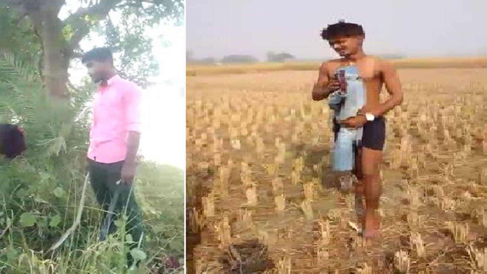 PHOTOS: Uproar over sharing sister's number, stripped off young man's clothes and beat him with belt-sticks