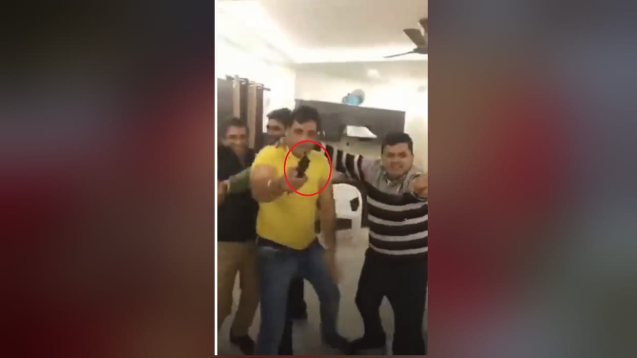 Delhi Police registers FIR against Aam Aadmi Party candidate, he waving pistol during dance video viral