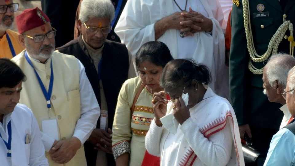 President Draupadi Murmu became emotional in Kurukshetra of Haryana