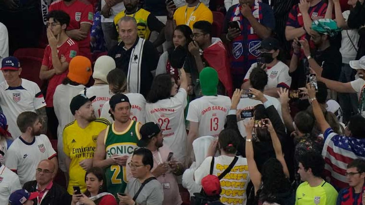Iran football team fans celebrated their teams loss video of streets went viral