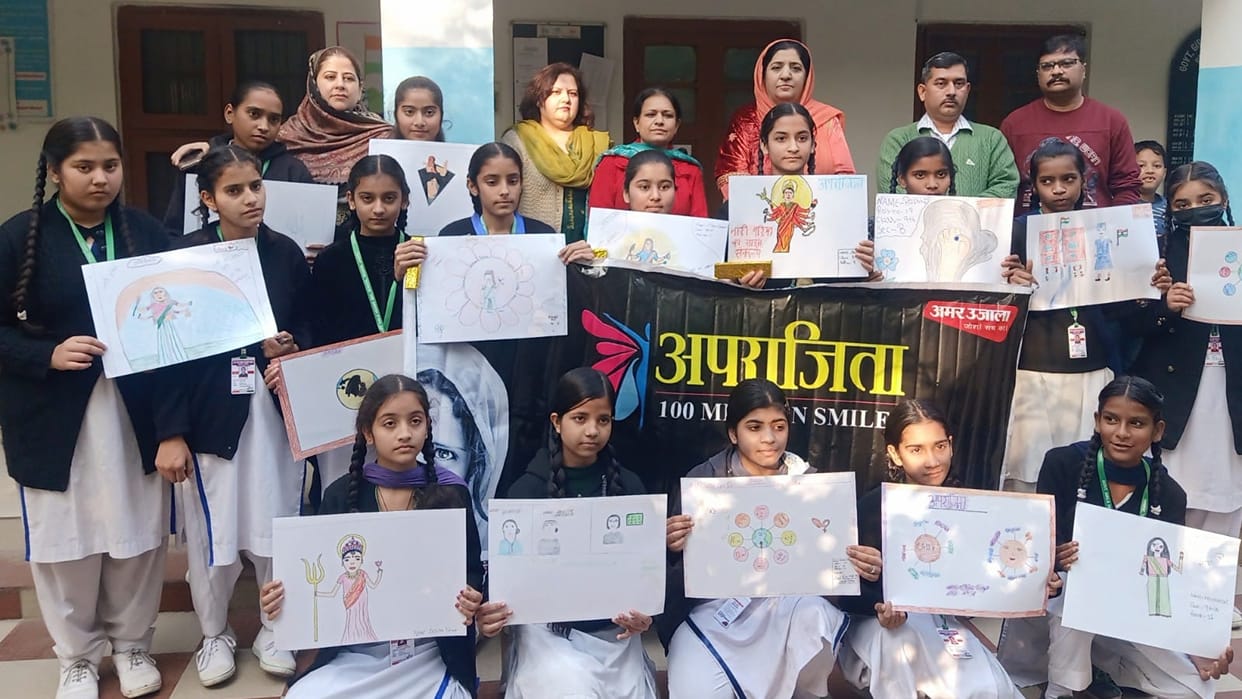 Jammu Kashmir: Aparajita painting competition, Manvi secured first place