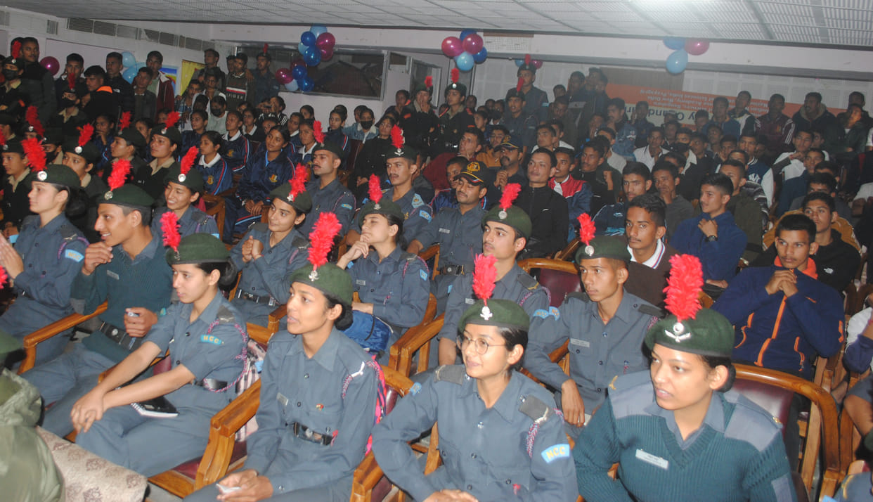 ncc cadet twinkle first in speech