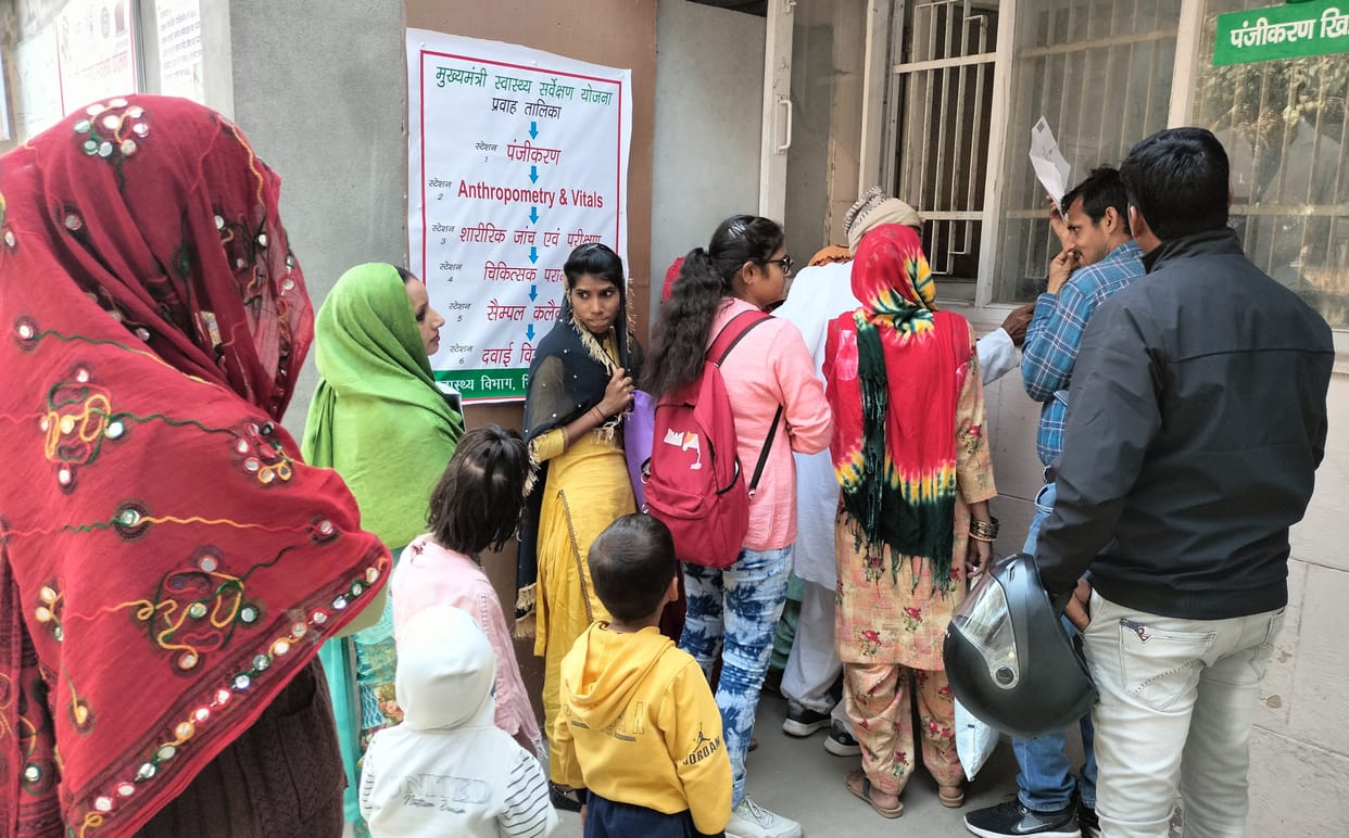 Symptoms of BP, sugar and malnutrition found in patients who came for examination