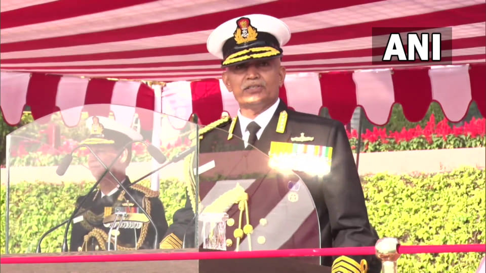 Navy chief Admiral R. Hari Kumar address Passing out parade at NDA in Pune Khadakwasla