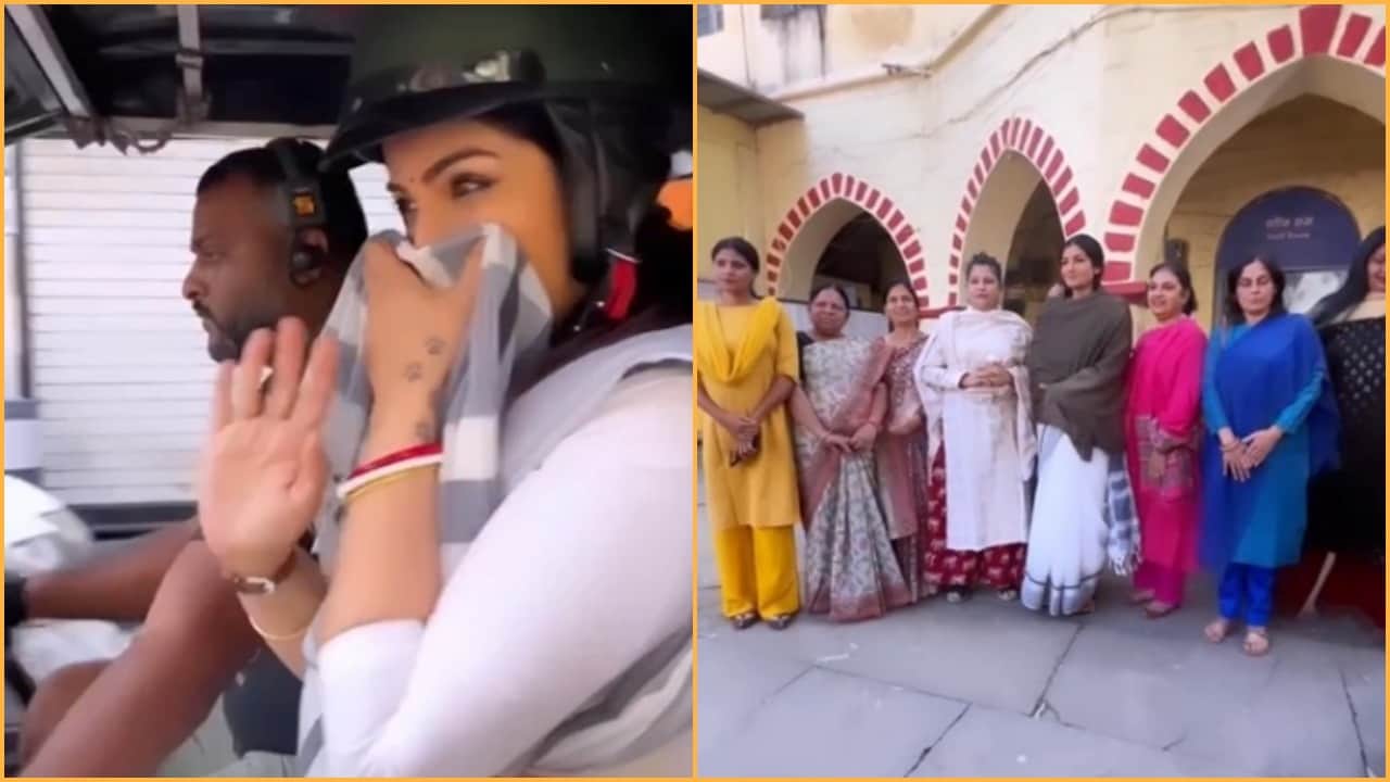 Raveena Tandon had fun in the city of lakes took a scooty tour of Bhopal tasted samosas