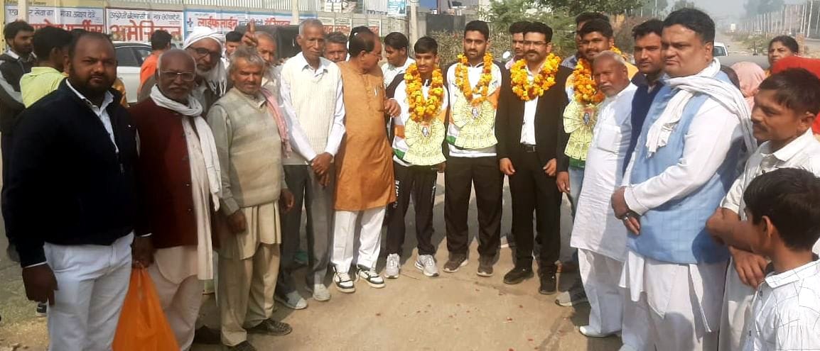 Harsh Prajapati won gold medal in Karate