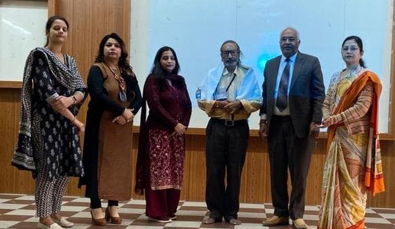 Extension lecture organized in Vaish Mahavidyalaya