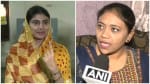 रवींद्र जडेजा की पत्नी रिवाबा (बाएं) और बहन नैना जडेजा।
