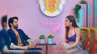 Shehnaaz Gill got Emotional on her Chat Show Desi Vibes in Front of An Action Hero Ayushmann Khurrana