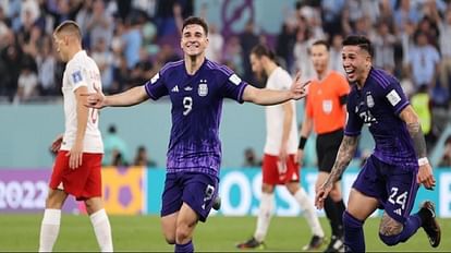 FIFA WC 2022 Argentina storm into round of 16 after 2-0 win over Poland Saudi Arabia and Maxico out