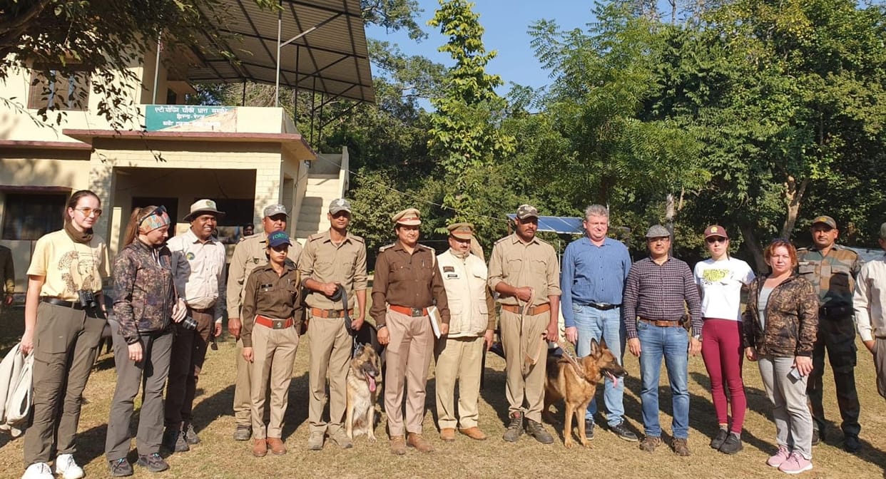 A team of Russian officials reached Kalagarh on a visit to the Corbett Tiger Reserve.