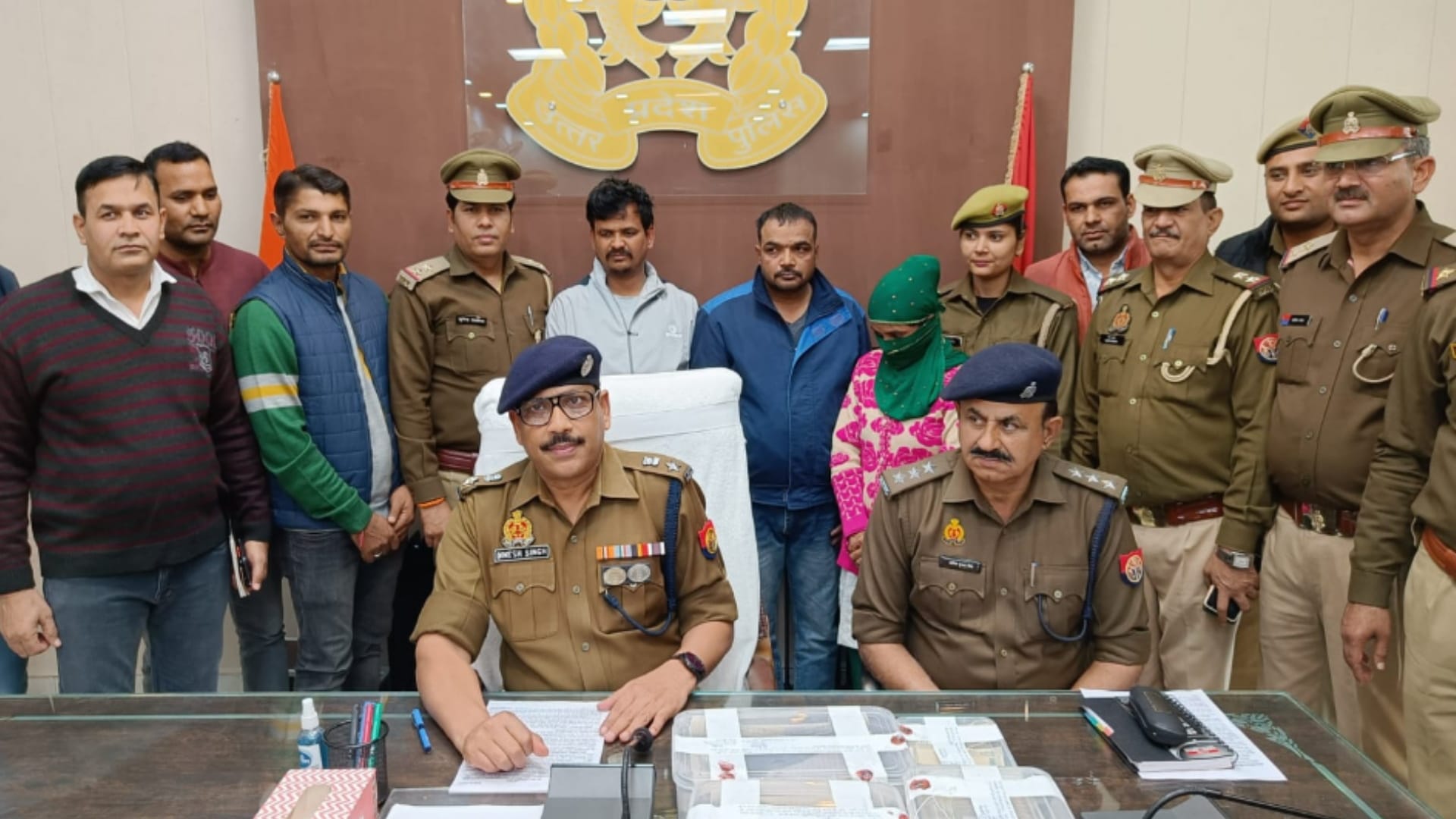 A businessman burnt a person for hatching a false conspiracy in Bijnor City