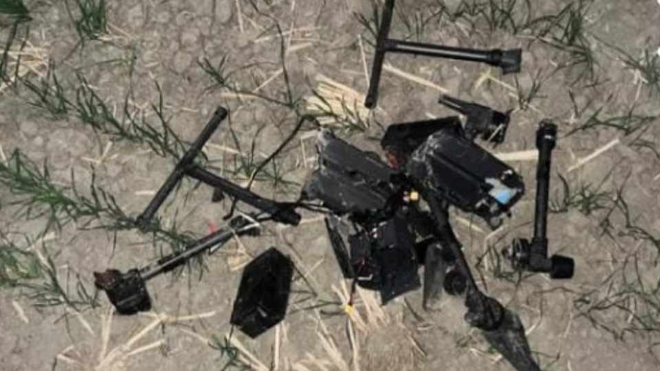 Broken drone found near India-Pakistan border in Tarantaran