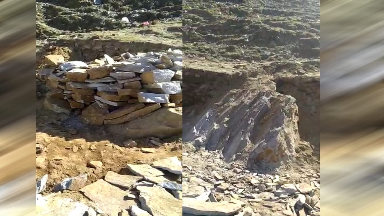 Encroachment in third Kedar Tungnath temple area priests demanded action Uttarakhand News in hindi