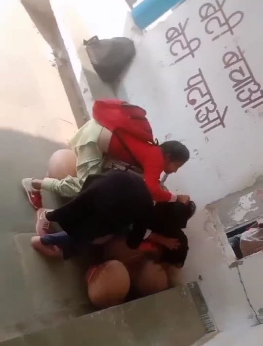 Girls clash at Julana bus stand, video viral