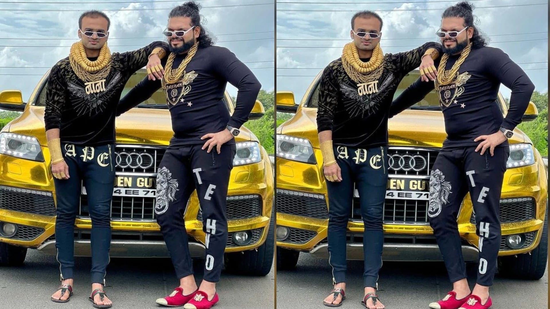 Bigg Boss 16 Wild Card Entry Golden Guys Luxury Lifestyle Gold Car Mobile Of Sunny Nanasaheb bunty Gurjar