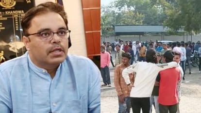 Ruckus between Hindu and Muslim in Khandwa Owaisi retweeted viral video