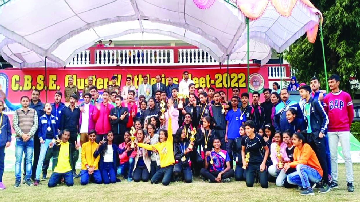 Ayodhya's Army School overall champion in CBSE Cluster Athlete Meet