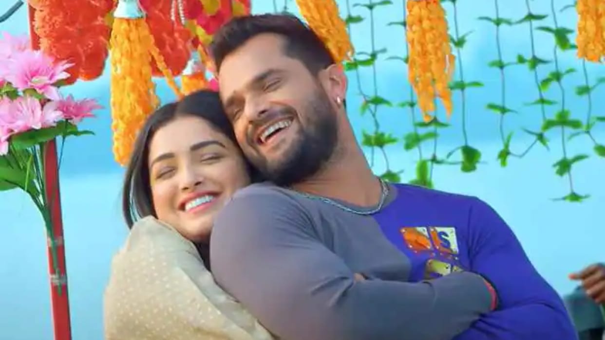 Doli Saja Ke Rakhna Khesari lal yadav aamrapali dubey film you tube release date platform on srk music channel