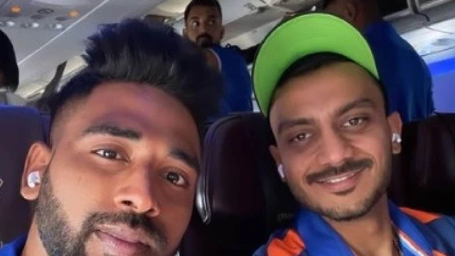 Indian team reached Bangladesh with Virat kohli kl rahul Rohit Sharma funny style at the airport watch video