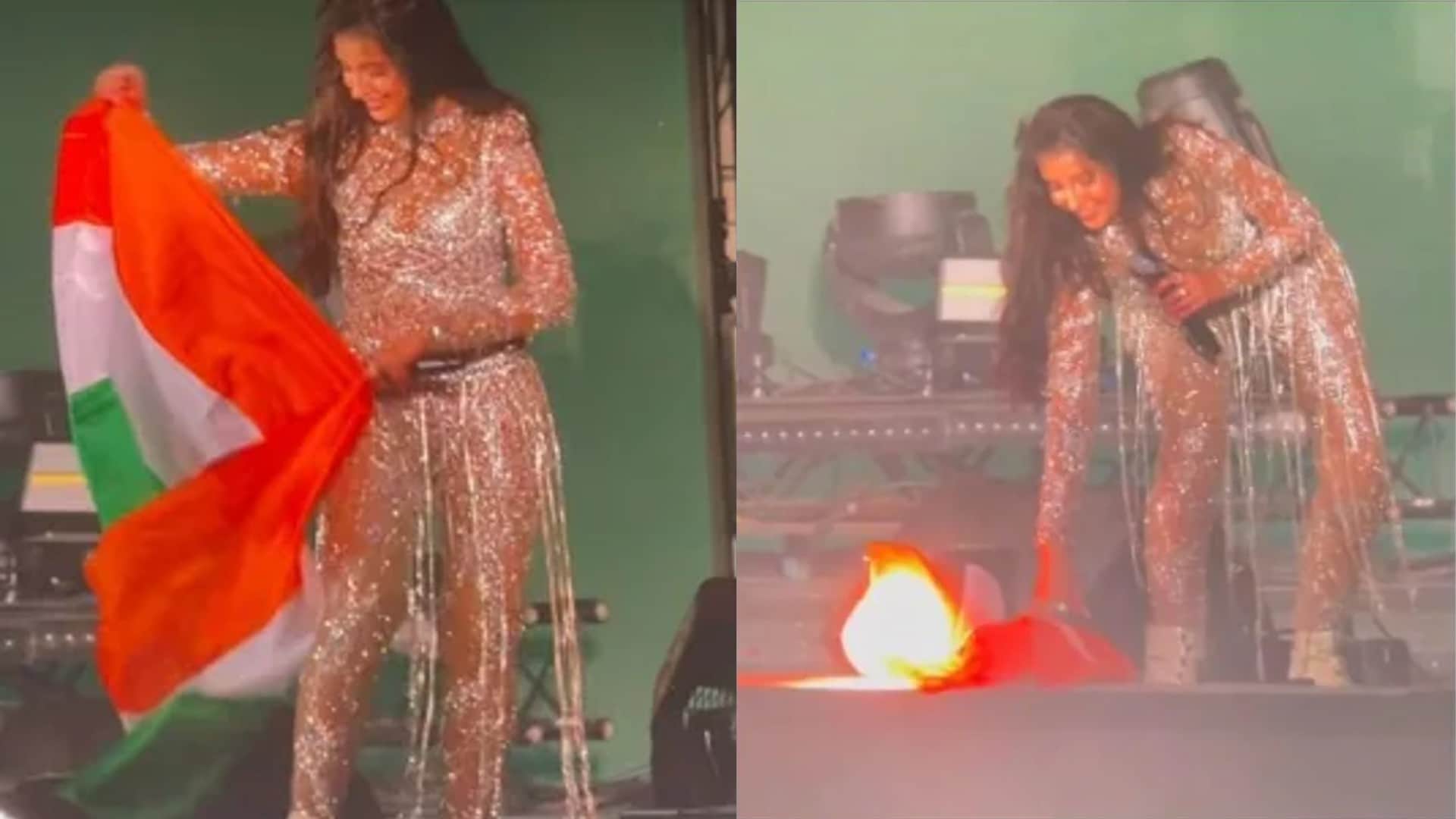 FIFA World Cup 2022 nora fatehi gets trolled for holding national flag wrong way