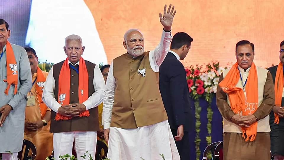 Gujarat Election 2022 All Updates, Pm Narendra Modi Ahmedabad Road Show Today, Two Days Mega Election Campaign