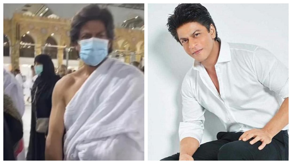 Shah Rukh Khan Umrah At Mecca After wrapping up Dunki shoot in Saudi Arabia Photos viral on social media