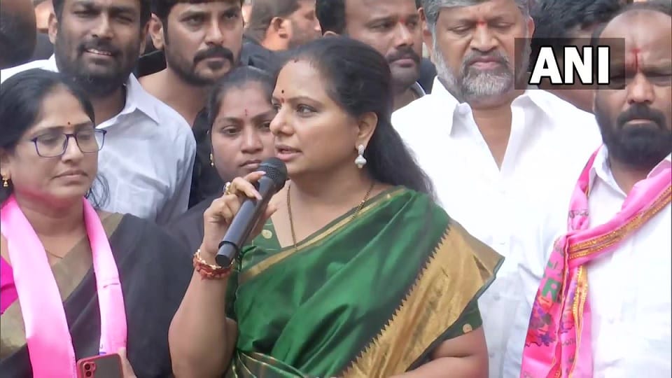 PM Modi never held single press conference in nine years says BRS MLC Kavitha