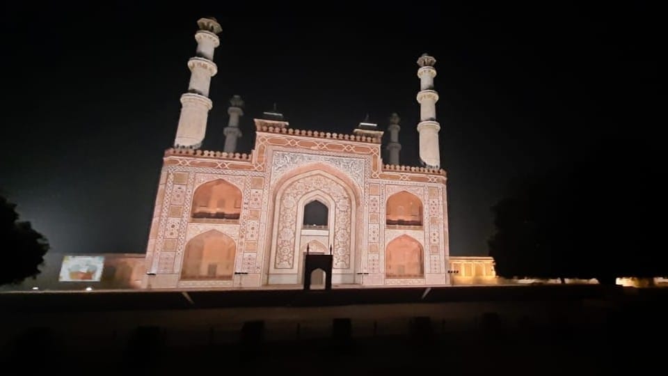 History of Sikandra monument will be understood from video film and old painting in Agra
