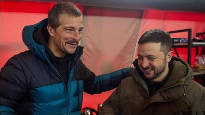 Bear Grylls met Ukraine president Volodymyr Zelenskyy will show condition of people in but got so much more