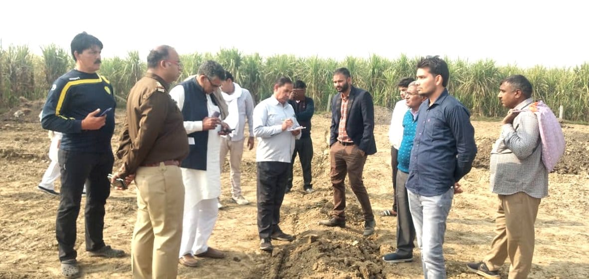Foundation of waste disposal plant uprooted in Lumb