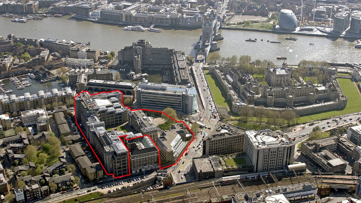 residents around the land opposite the Tower of London urged King Charles to buy the land back