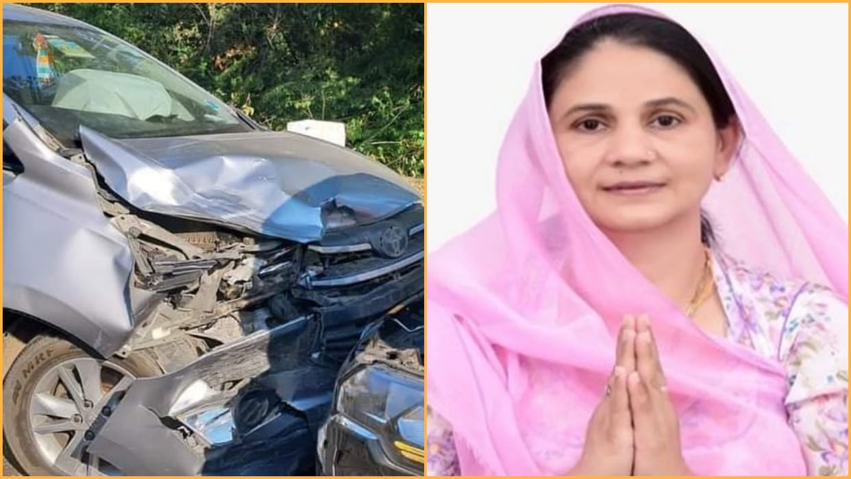 Vallabhnagar MLA Preeti Shaktawat injured in road accident