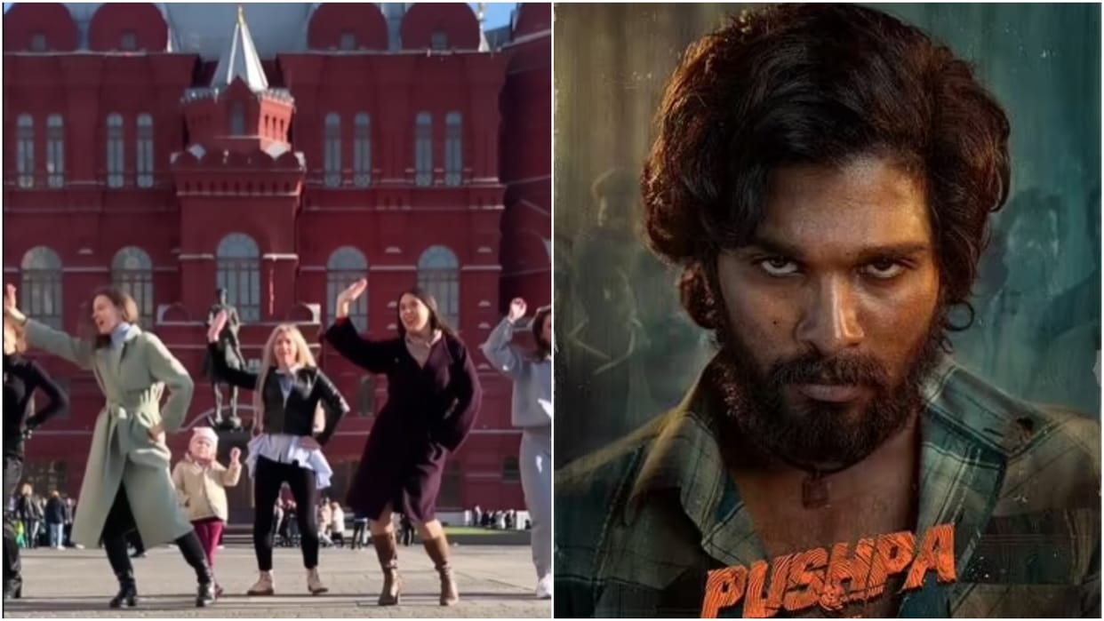Pushpa the rule Russian women groove to Allu Arjun Rashmika Mandanna sami sami song ahead of film release
