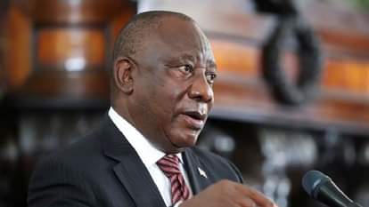 दक्षिण अफ्रीका के राष्ट्रपति सिरिल रामाफोसा