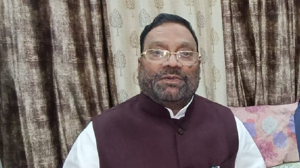 Swami Prasad Maurya says Bulldozer running in the on caste basis in Mainpuri
