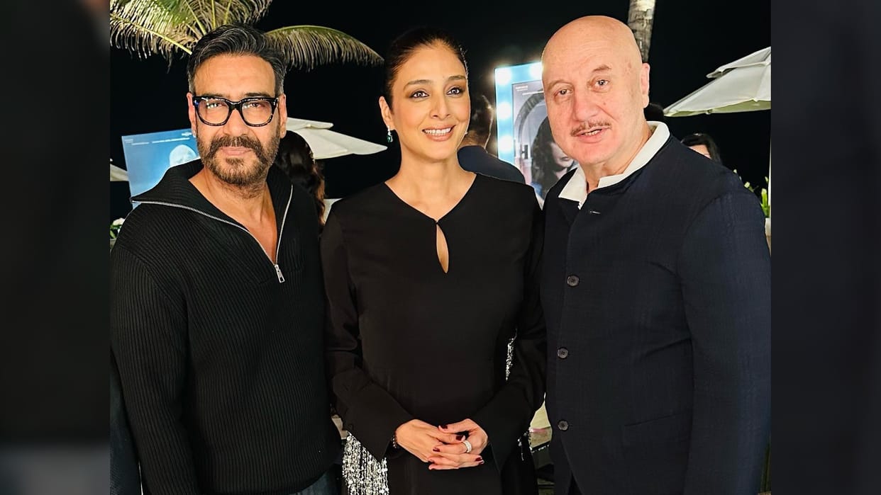 Anupam Kher celebrates Drishyam 2 success with Ajay Devgn and Tabu actor said Acchi films chalti hain